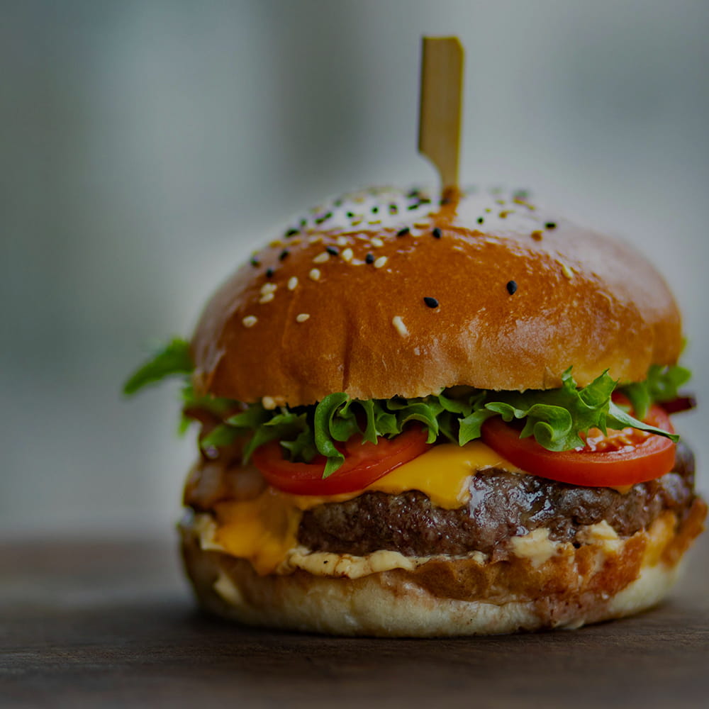 Home made burger lovers